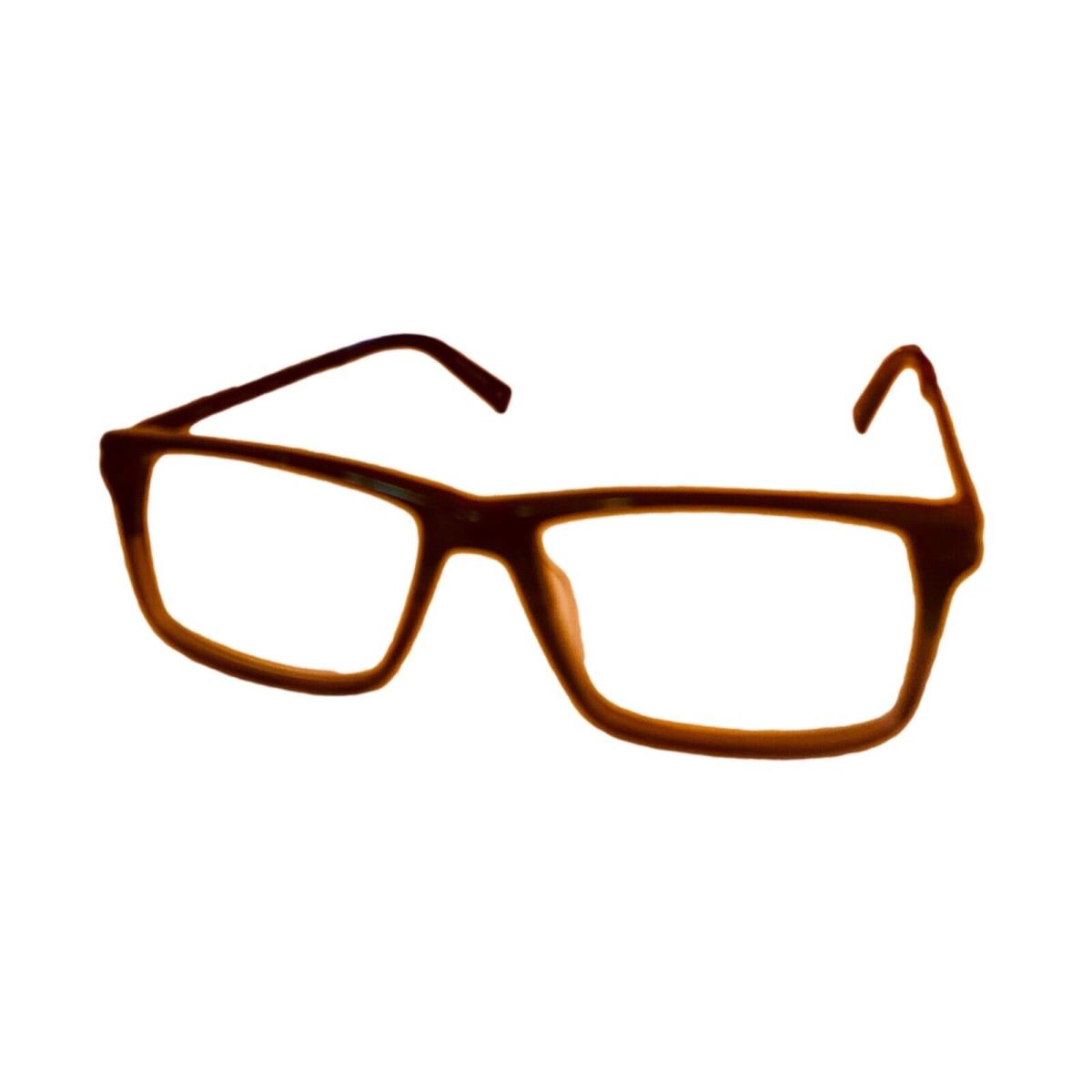 John Varvatos Plastic Rectangle Mens Mahogany Eyewear Frame V367 55mm