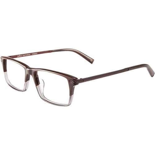 John Varvatos Eyeglasses V367 55mm Mahogany - Handmade in Japan