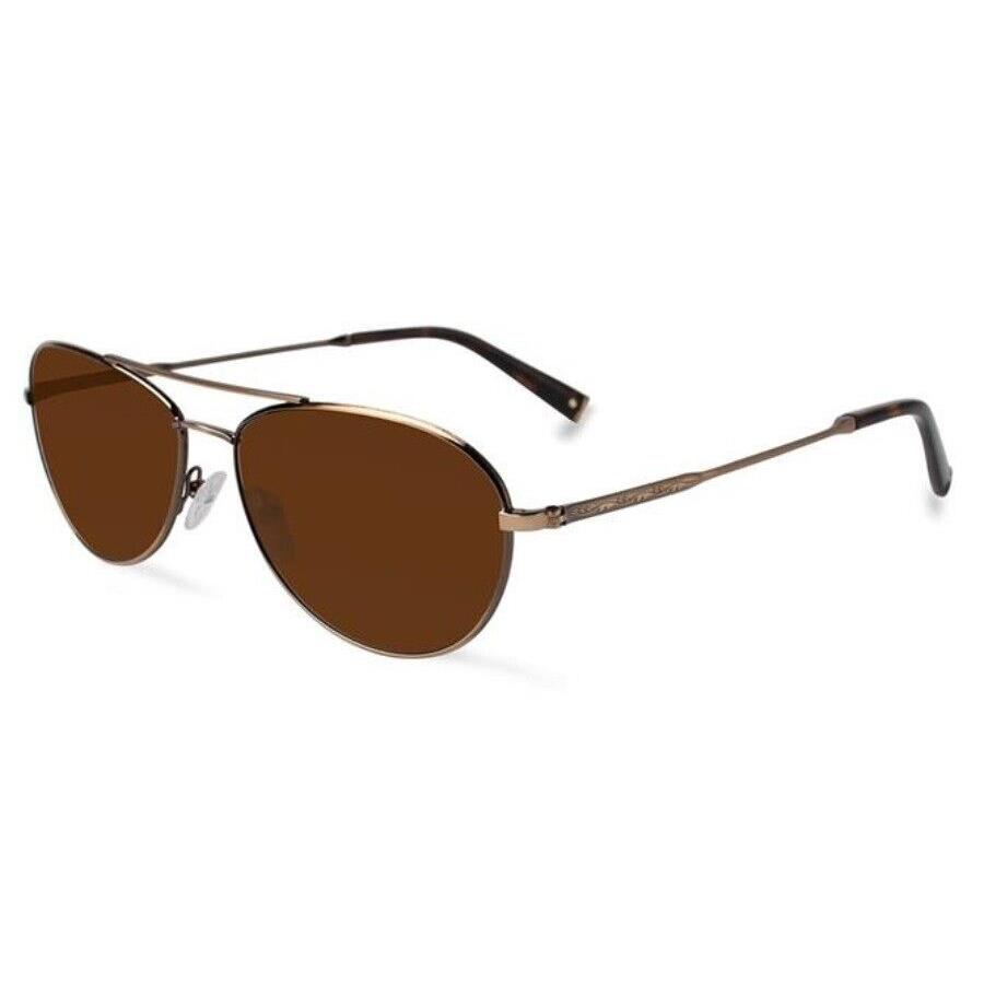 John Varvatos Hudson Sunglasses JV V798 58mm Antique Gold - Brown