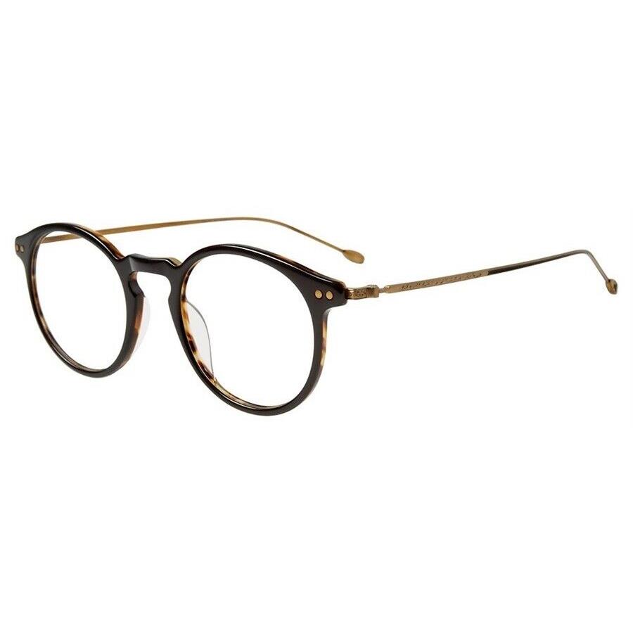 John Varvatos Eyeglasses JV V377 48mm Black Tortoise - Made in Japan