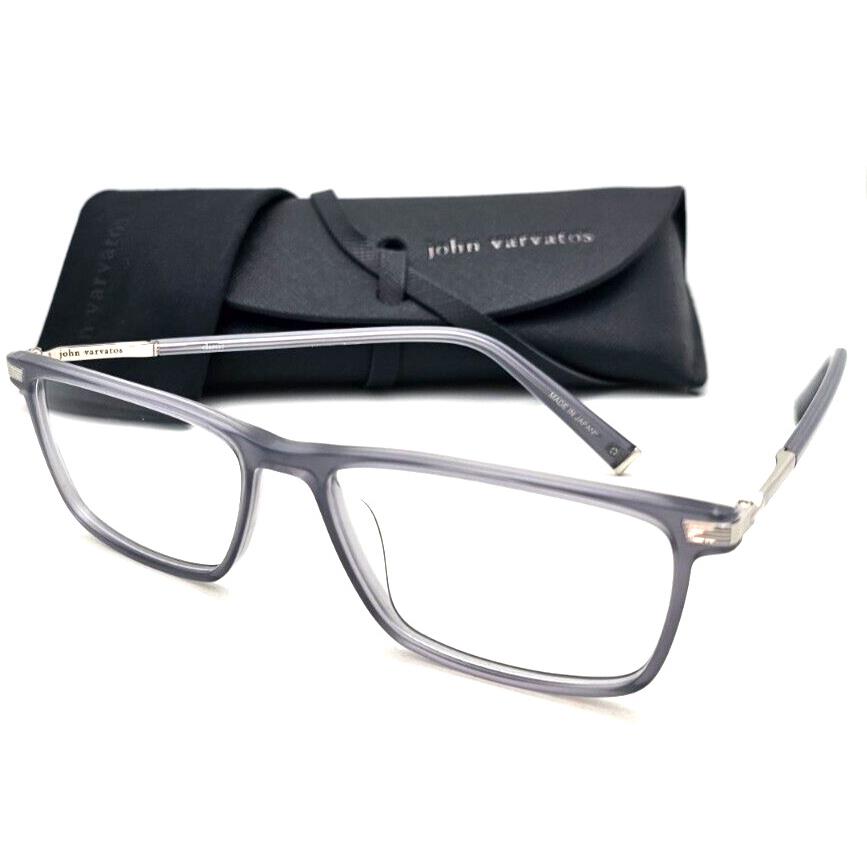 John Varvatos X-large Eyeglasses V408 58-17 145 Grey Silver XL Frames