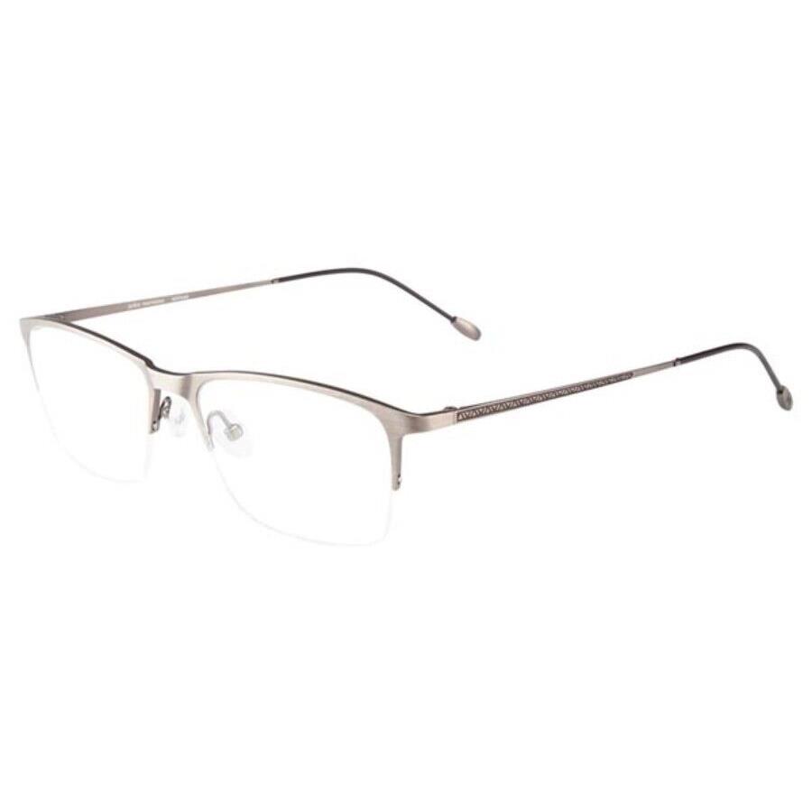 John Varvatos Eyeglasses JV V154 Gunmetal 54mm Semi Rimless - Made in Japan