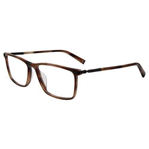 John Varvatos Men`s Designer Full Rim Eyeglasses Frame V 408 Brown Marble 58 mm