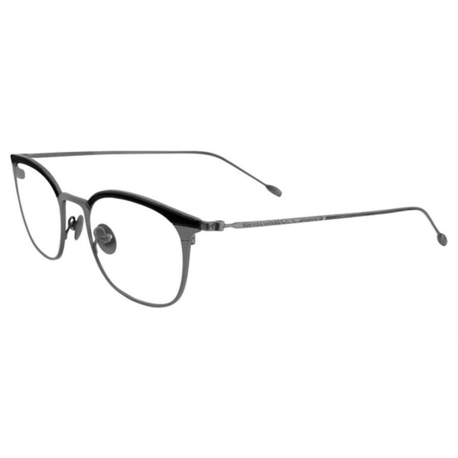 John Varvatos Eyeglasses JV V166 Gunmetal Titanium 50mm - Made in Japan