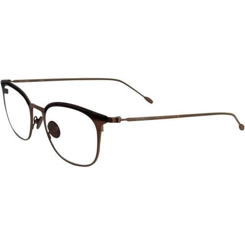 John Varvatos Eyeglasses JV V166 Brown Titanium 50mm - Made in Japan