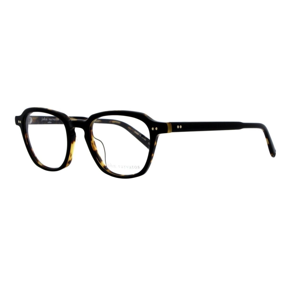 John Varvatos Eyeglasses JV V204 UF Black Tortoise 54 mm - Frame: Black