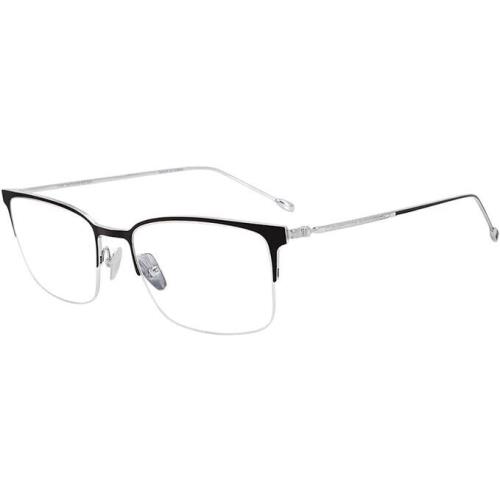 John Varvatos Eyeglasses JV V172 Black Silver 55 mm Titanium