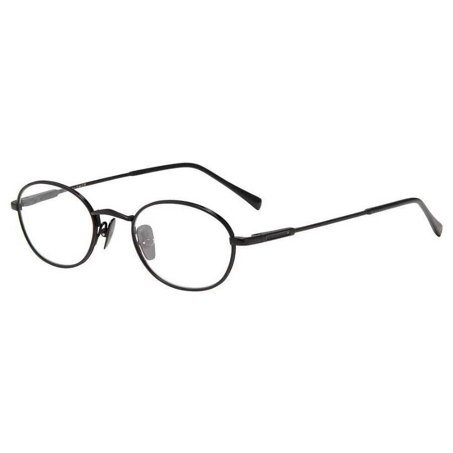 John Varvatos Eyeglasses V185 46mm Black - Made in Japan