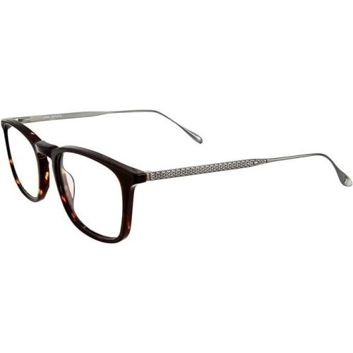 John Varvatos Eyeglasses JV V207 UF Tortoise 54mm - Made in Japan