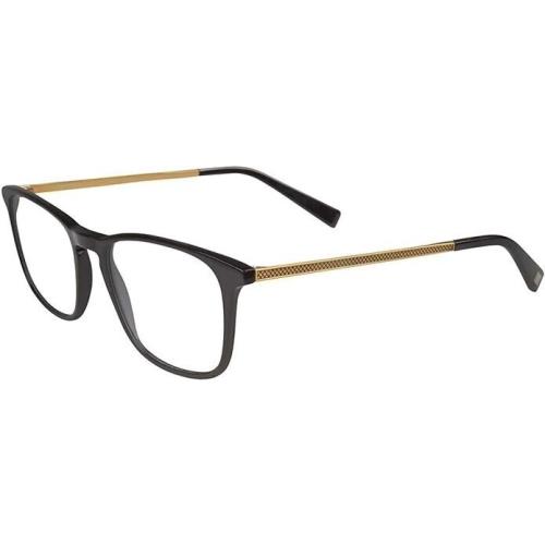 John Varvatos Eyeglasses V370 52mm Black - Made in Japan