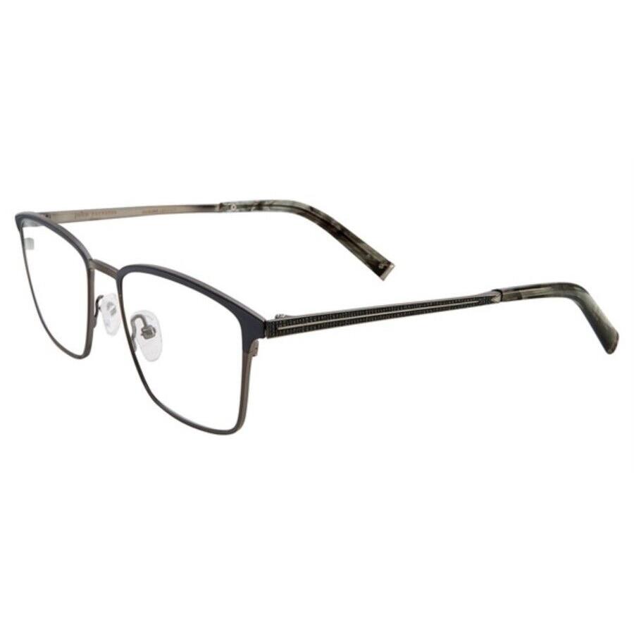 John Varvatos Eyeglasses JV V165 53mm Gunmetal Stainless Steel - Made in Japan