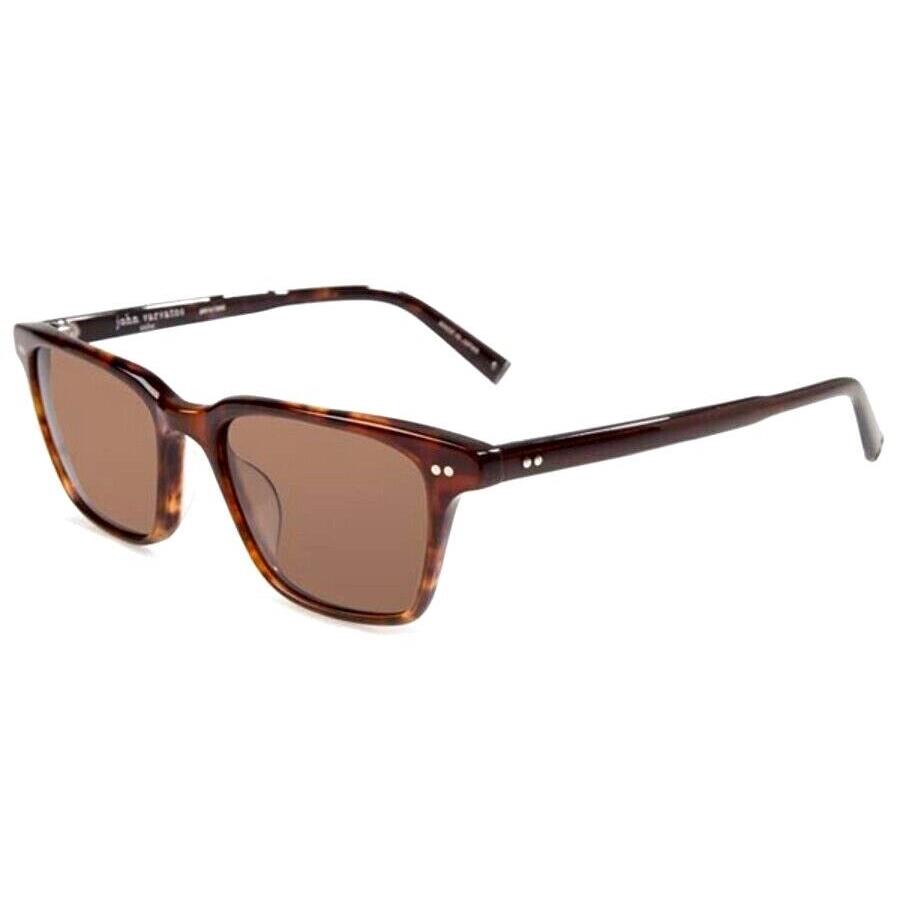 John Varvatos Sunglass V601 54mm Brown Polarized - Made in Japan