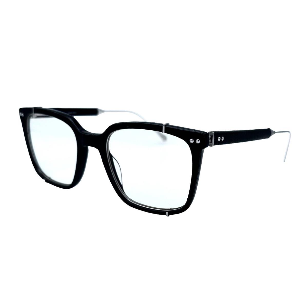 John Varvatos Eyeglass Limited Edition VJVA205 51mm Black Leather Titanium - Frame: Black