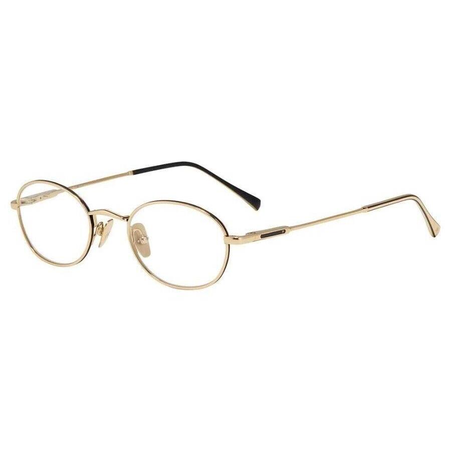 John Varvatos Eyeglasses V185 46mm Gold - Made in Japan