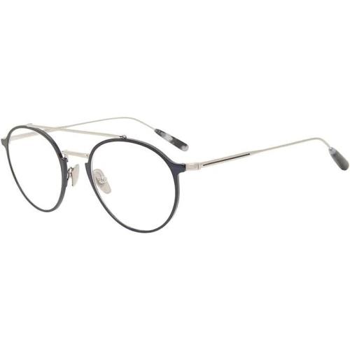 John Varvatos Eyeglasses V174 52mm Navy Gunmetal - Made in Japan