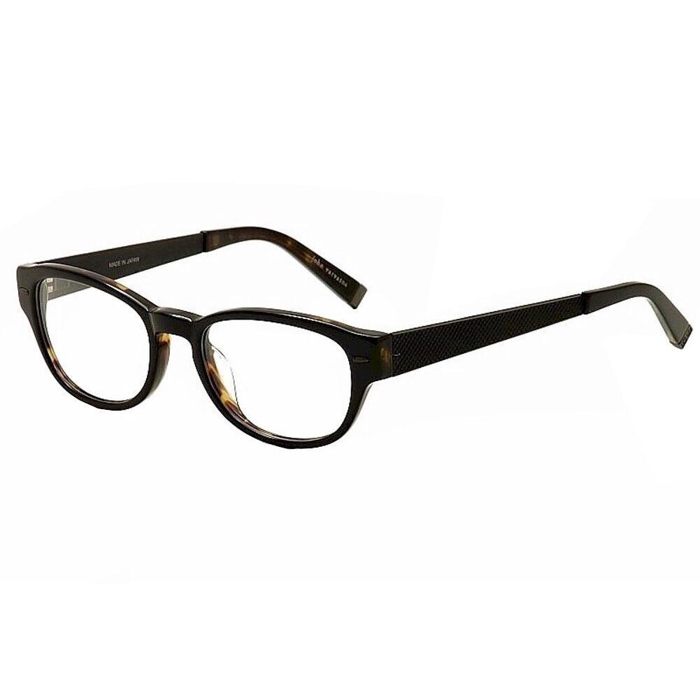 John Varvatos Eyeglasses V355 V/355 Black Tortoise Full Rim Optical Frame 51mm