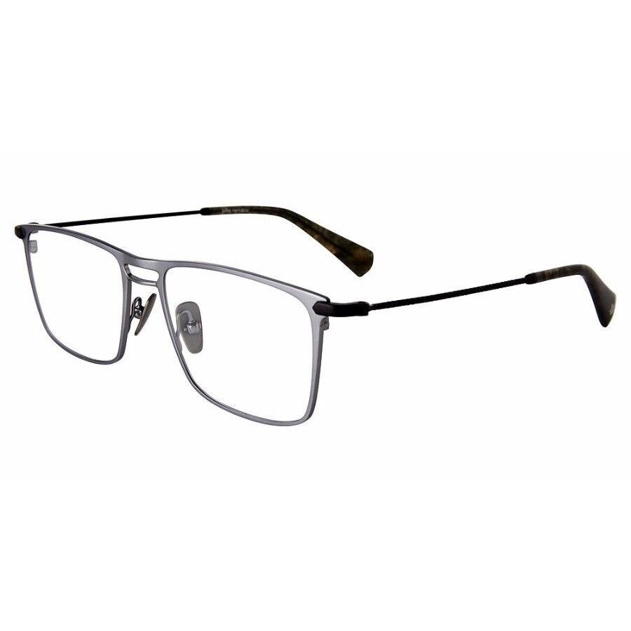 John Varvatos Eyeglasses JV191 Gunmetal 52mm Titanium - Made in Japan