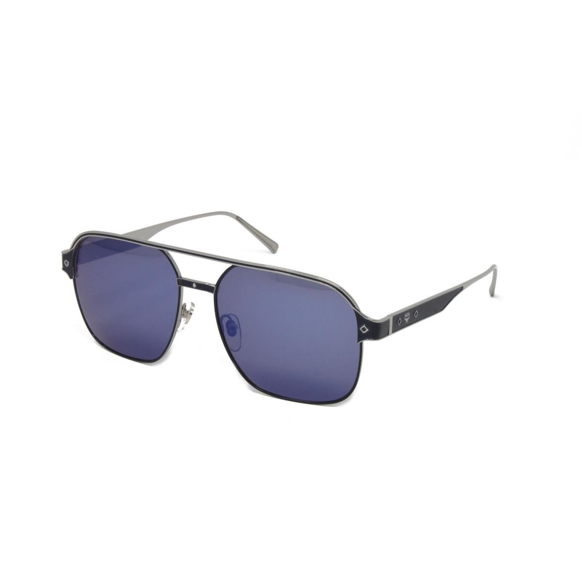 Mcm Sunglasses Men`s Pilot MCM128S 066 Ruthenium Blue 59mm