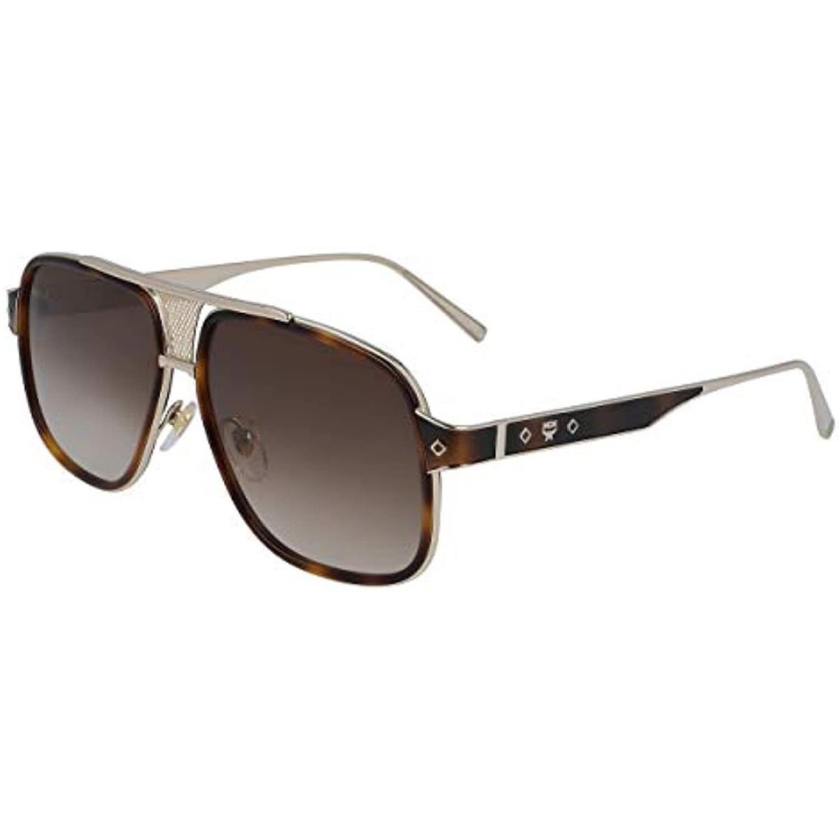 Mcm 137S 214 Havana Gold Sunglasses with Brown Lenses Mcm Case