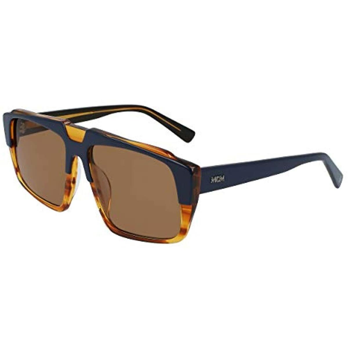 Mcm 693 S 433 Blue Amber Sunglasses 57mm with Mcm Case