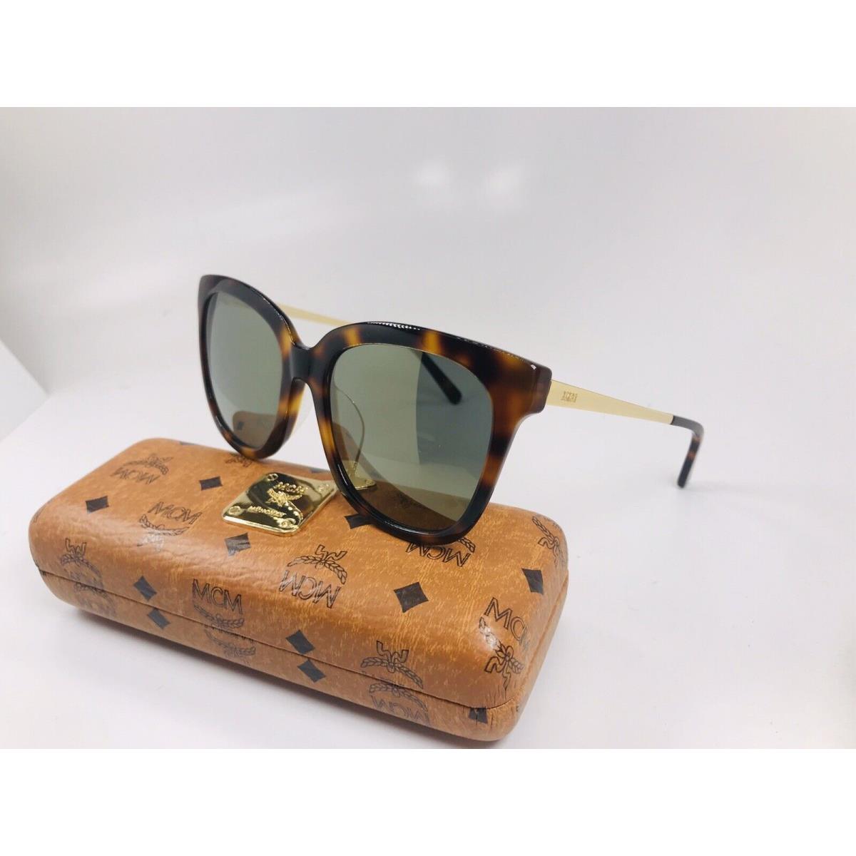 Mcm 628SA 214 Havana Gold Sunglasses 55mm with Mcm Case