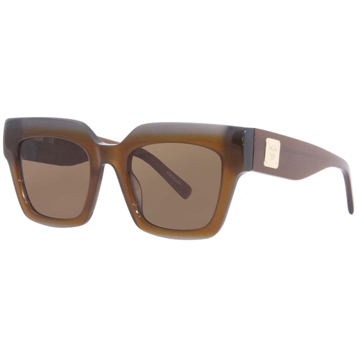 Mcm 707S 210 Brown Grey Sunglasses with Brown Lenses Mcm Case