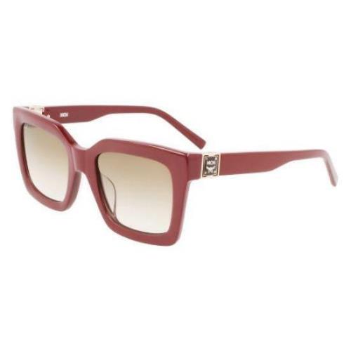 Mcm 727SLB 601 Burgundy Sunglasses with Brown Gradient Lenses Mcm Case