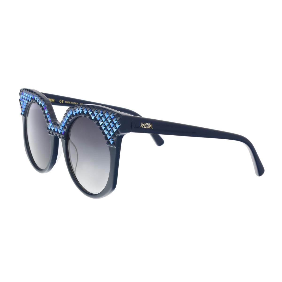 Mcm MCM643SR 424 Blue Round Sunglasses