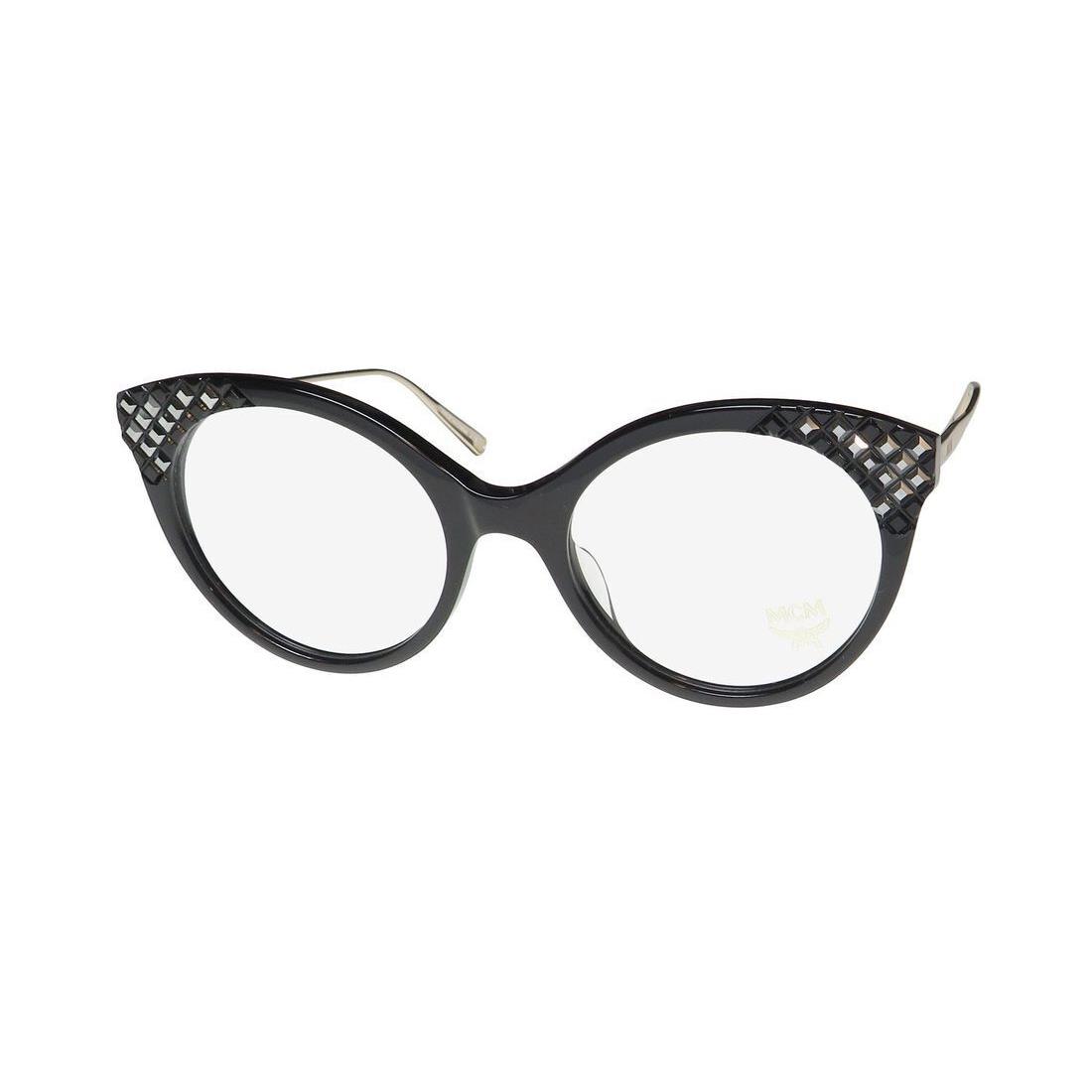 Mcm 2698R Eyeglass Frame 53-20-140 Black Cat Eye Plastic 001 Full-rim Womens