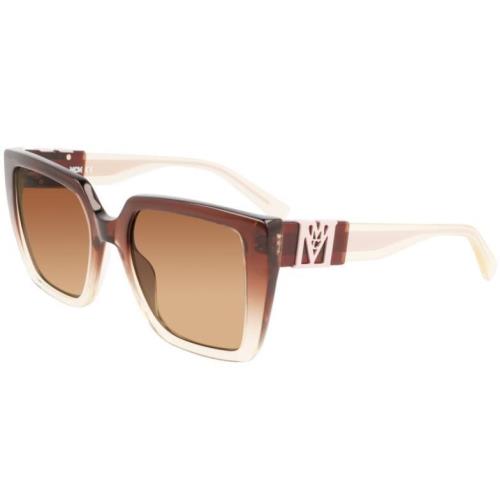 Mcm 723S 211 Crystal Brown Beige Sunglasses with Brown Lenses Mcm Case