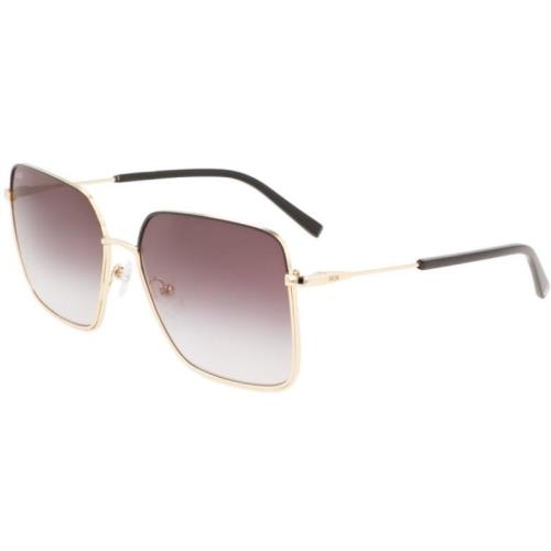 Mcm 162S 015 Gold Black Sunglasses with Grey Lenses Mcm Case