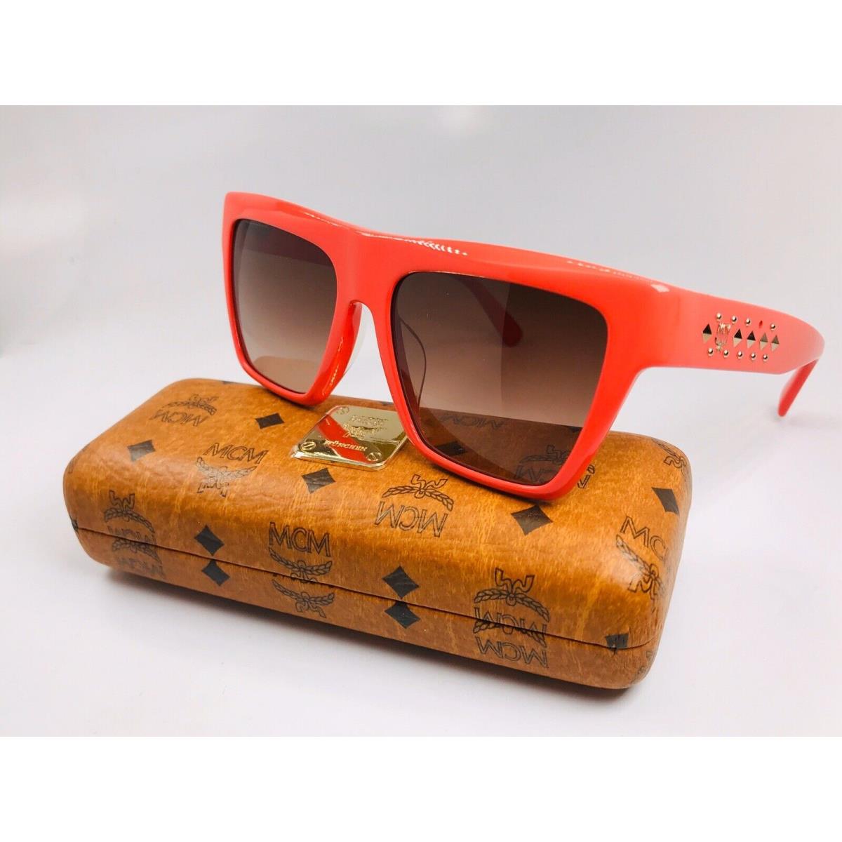 MCM601SA 631 Coral Red Sunglasses 55mm with Case