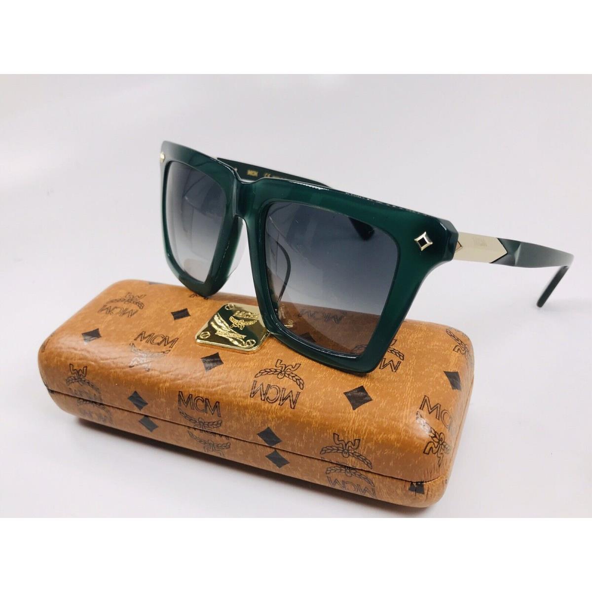 Mcm 602S 315 Green Gold Sunglasses 55mm with Mcm Case