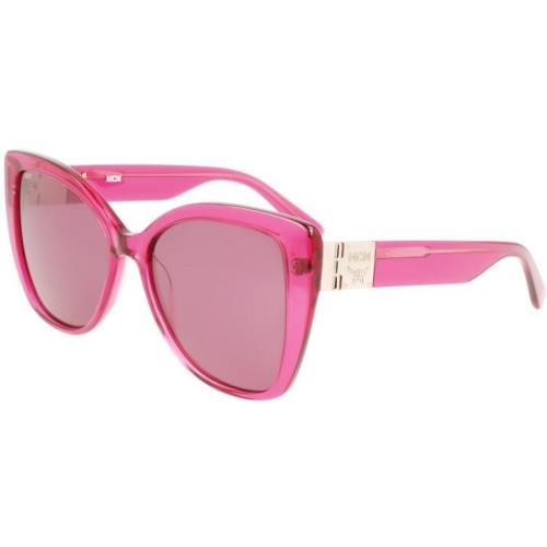 Mcm 724S 620 Crystal Strawberry Sunglasses with Pink Lenses Mcm Case