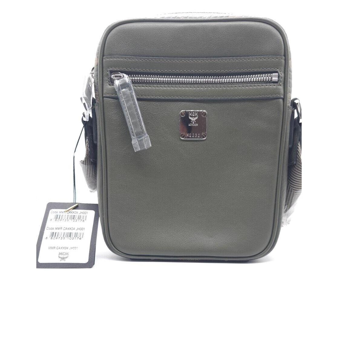 Mcm Klassik Crossbody Messenger Bag Sea Turtle Green Visetos MG230170