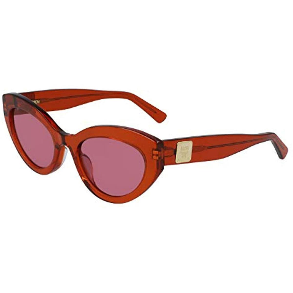 Mcm 684S 801 Orange Cat Eye Sunglasses with Pink Lenses Mcm Case