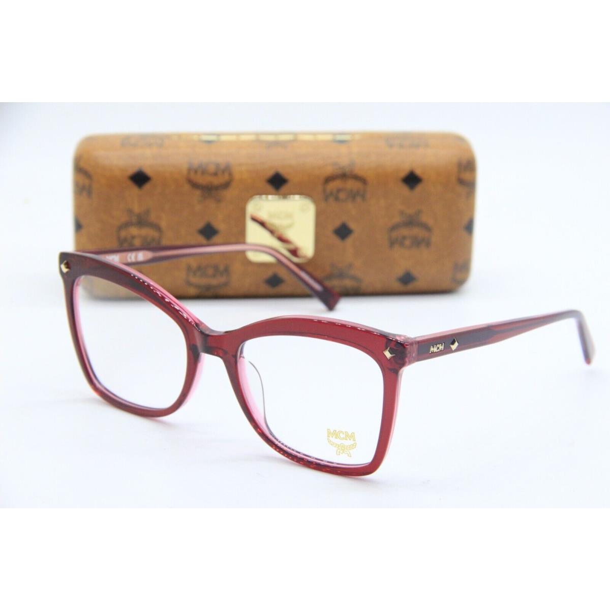 Mcm 2707 612 Burgundy Pink Eyeglasses W/case 54-19