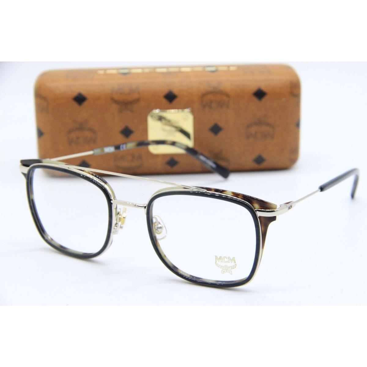 Mcm 2145 322 Green Gold Havana Eyeglasses Frames W/case 53-21