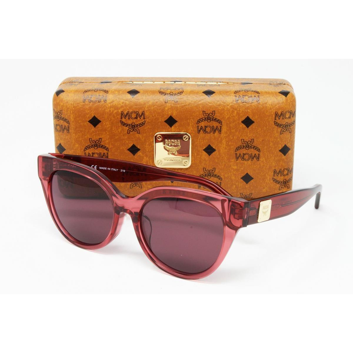 Mcm Women`s Cat Eye Sunglasses MCM685SA 521 Cyclamen 56mm Red Lens