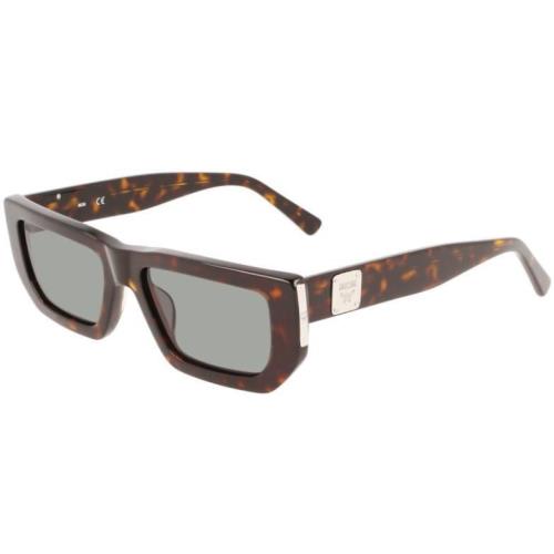 Mcm 726S 242 Dark Tortoise Sunglasses with Green Lenses Mcm Case