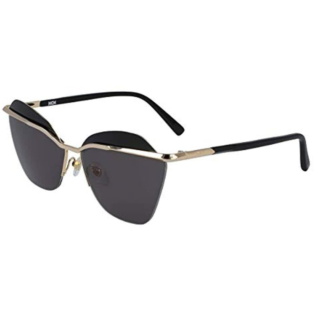 MCM133 S 738 Shiny Gold Sunglasses with Grey Lenses Mcm Case