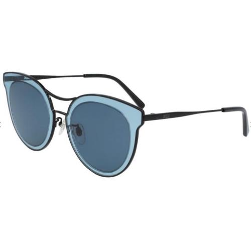 Mcm 139SA 008 Black Sunglasses with Blue Two Tone Lenses