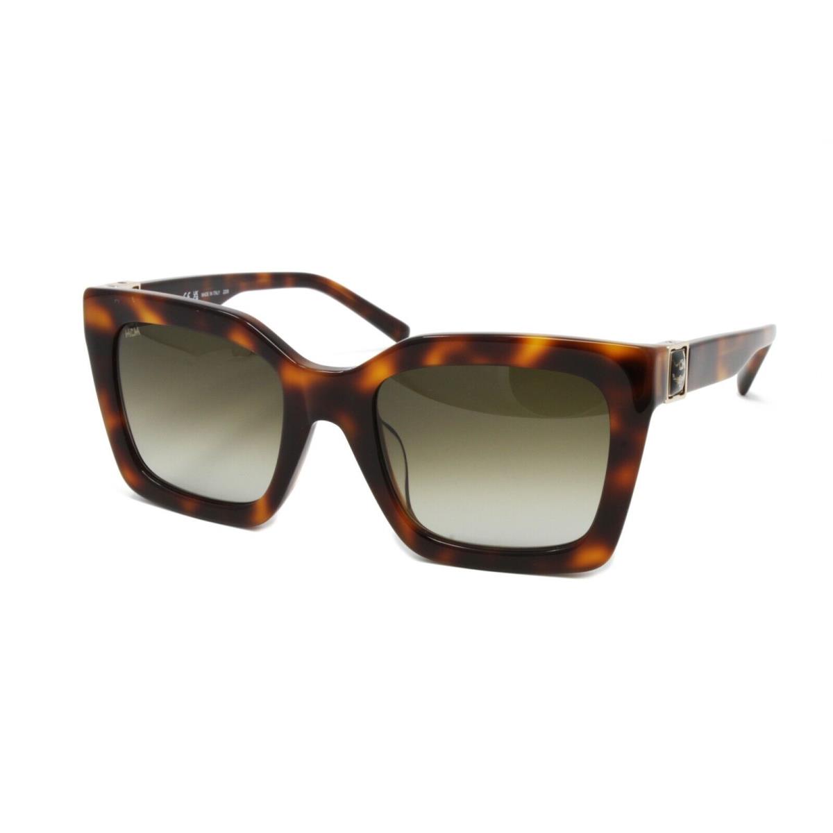 Mcm Women`s Square Sunglasses MCM727SLB 240 Tortoise 52mm Brown Gradient Lens