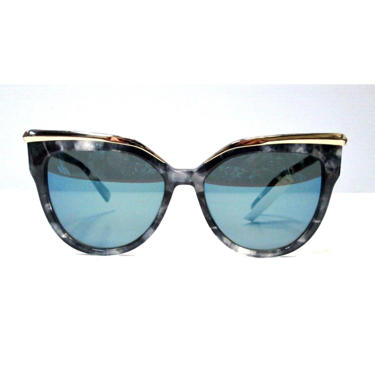 Mcm 637S 404 Sparkly Jeans / Blue Mirror Cat Eye Sunglasses Women Oversized