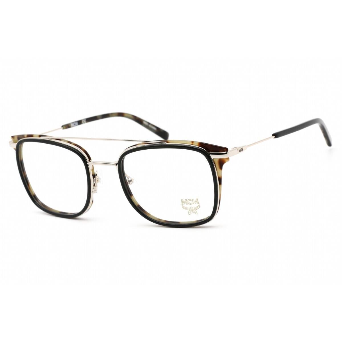 Mcm 2145 322 Square Olive Havana Eyeglasses 53-21-145