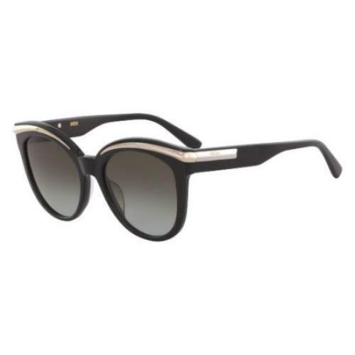 Mcm 678S 001 Black Gold Sunglasses 55mm with Case