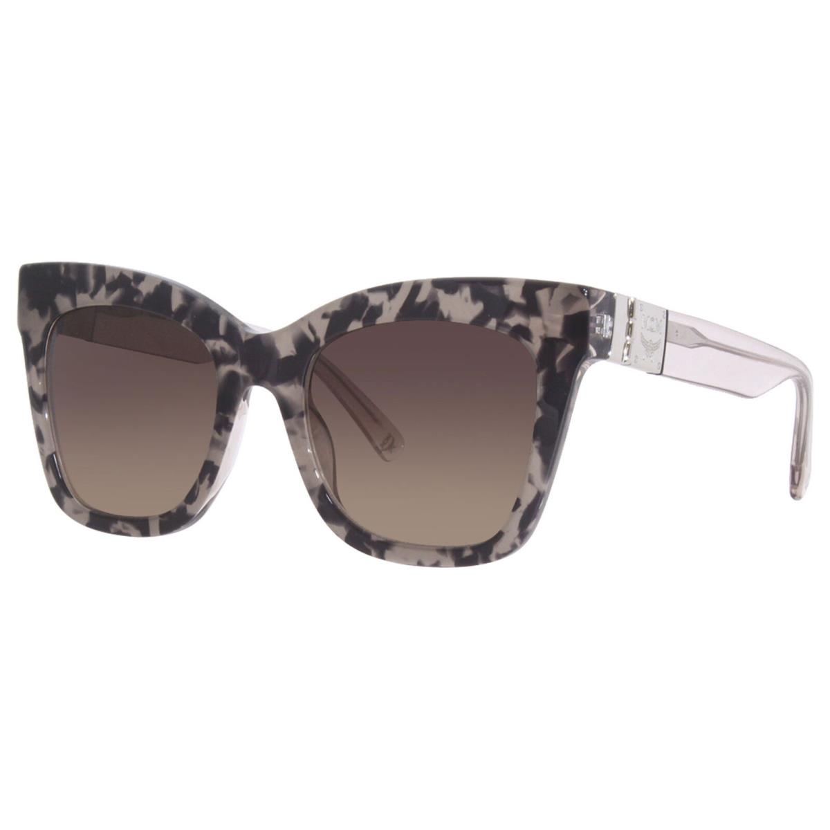 Mcm 686SE 061 Grey Havana Crystal Smoke Sunglasses with Grey Lenses