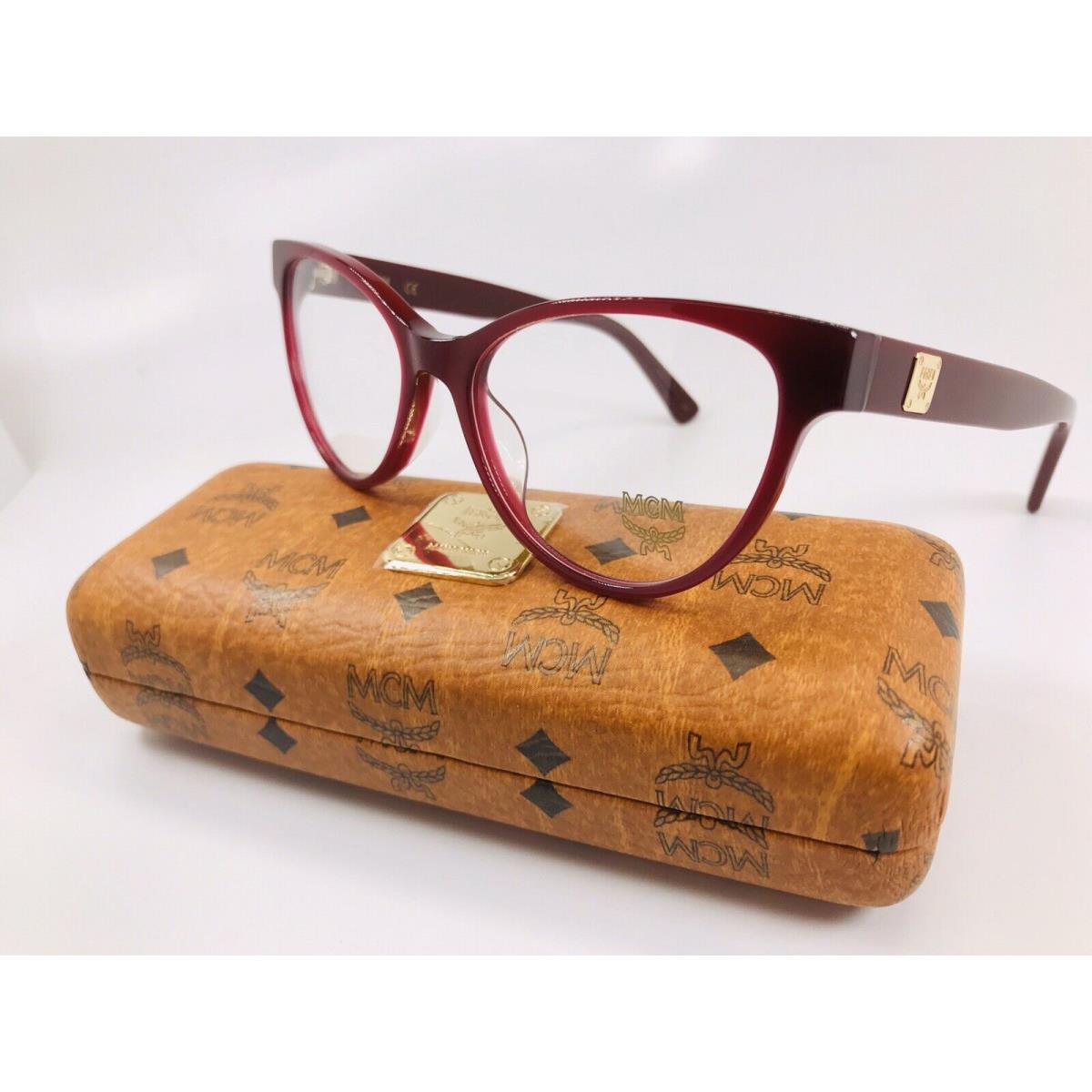 Mcm 2615 606 Transparent Bordeaux Eyeglasses 52mm with Case