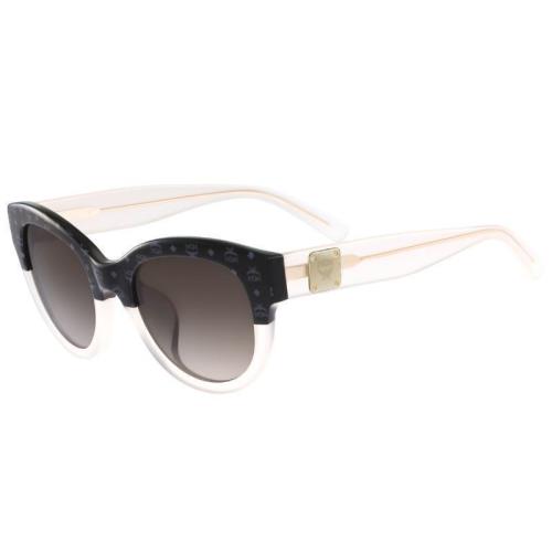 Mcm 608SA 010 Black Ivory Sunglasses with Visettos Mcm Case