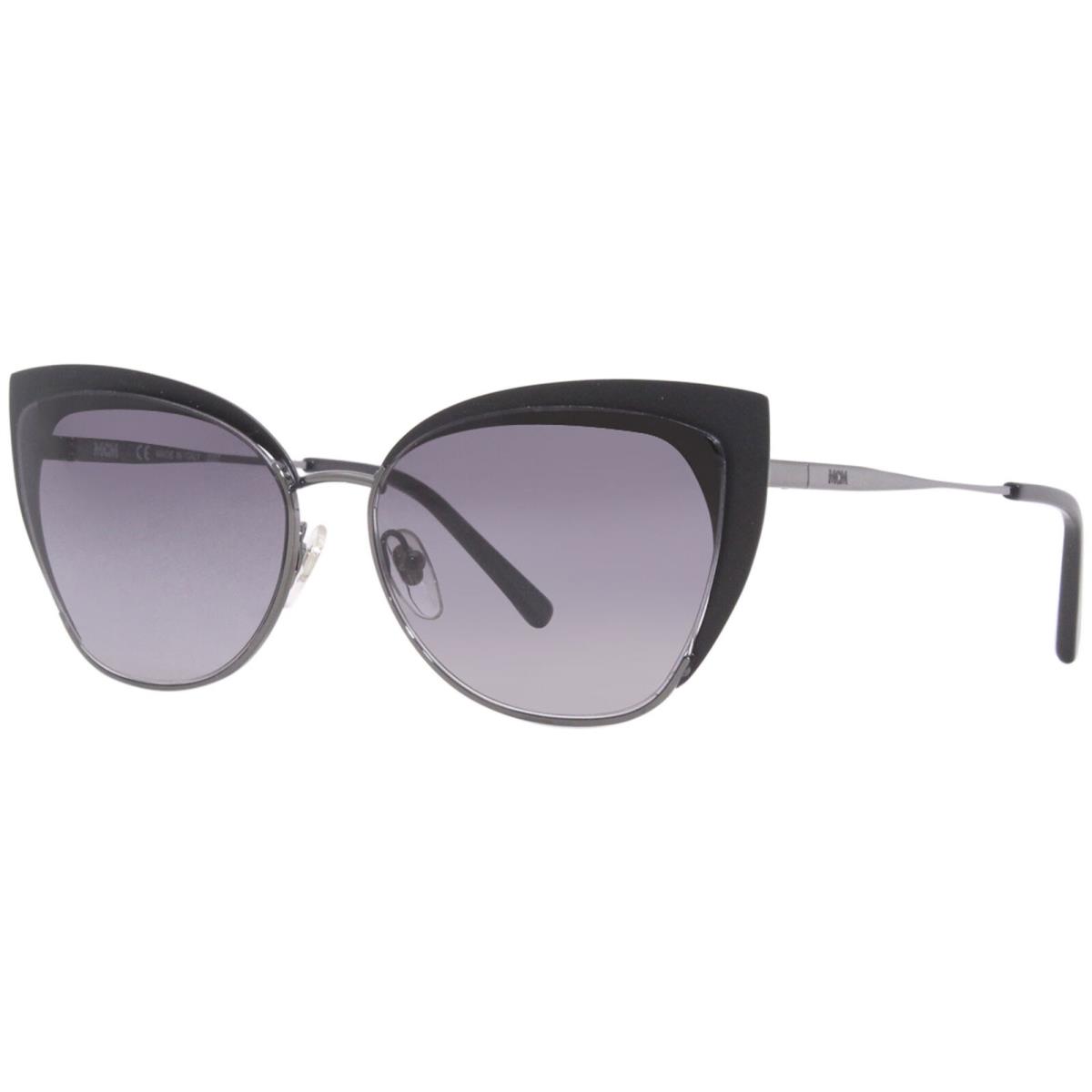 Mcm MCM144S 069 Sunglasses Women`s Dark Ruthenium-black/grey Gradient Lens 57mm